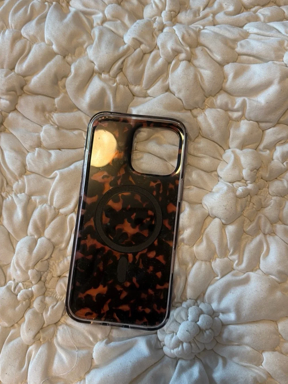 kate spade Tortoiseshell Gloss iPhone Case - Brown & Black